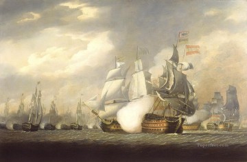  Salvador Arte - La victoria del Salvador del Mundo español en la batalla del Cabo San Vicente 1797 Batallas navales